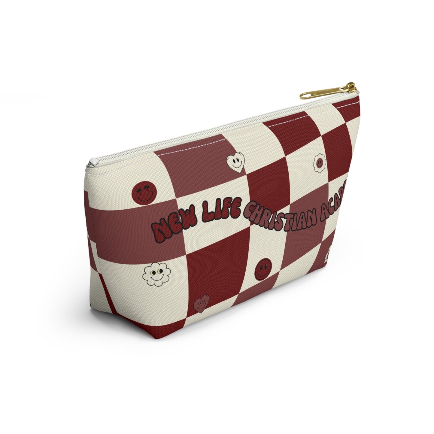 Custom Accessory Pouch for New Life Christian Academy, Cute Pouch, Makeup Bag, Gift for Students, School Supplies, Decorative Storage