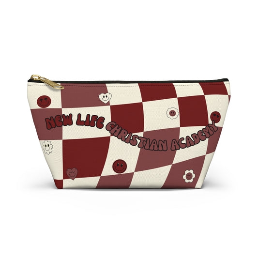 Custom Accessory Pouch for New Life Christian Academy, Cute Pouch, Makeup Bag, Gift for Students, School Supplies, Decorative Storage