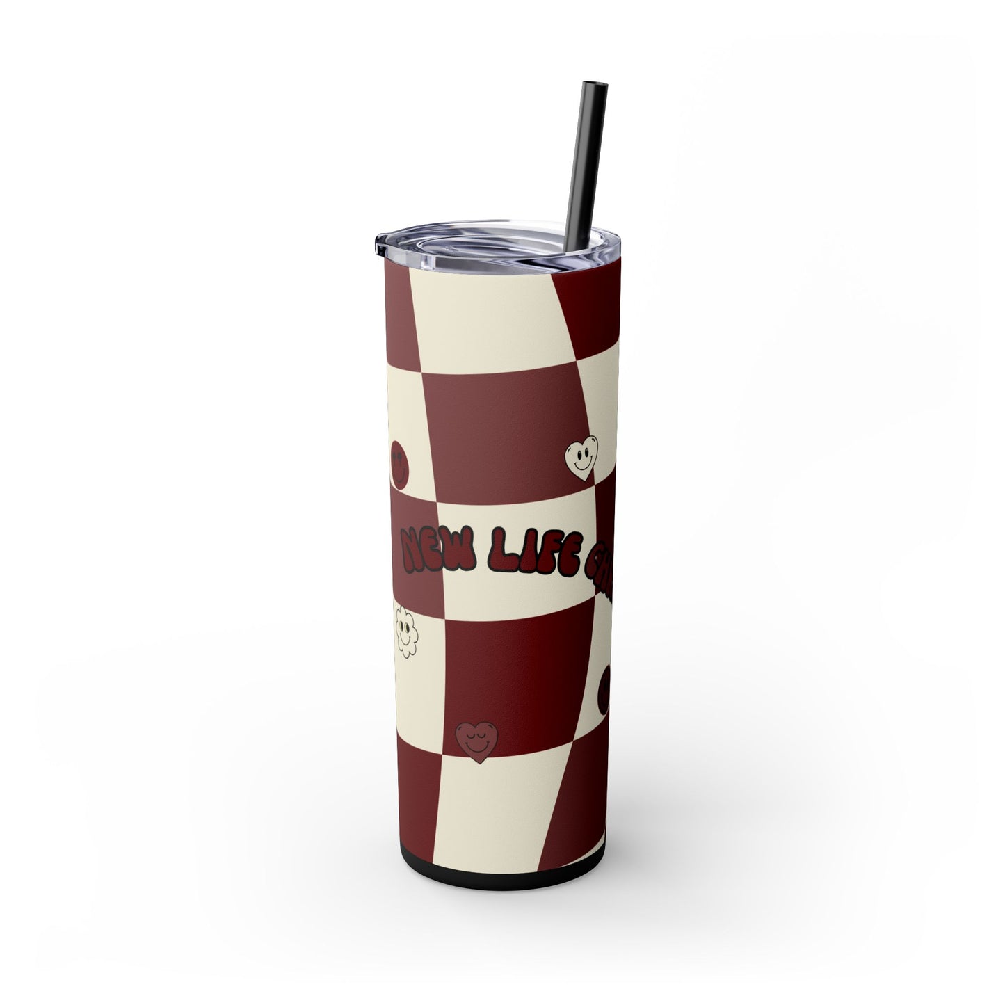 Skinny Tumbler with Straw, 20oz