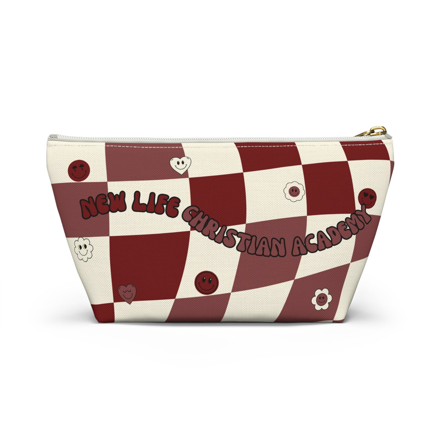 Custom Accessory Pouch for New Life Christian Academy, Cute Pouch, Makeup Bag, Gift for Students, School Supplies, Decorative Storage