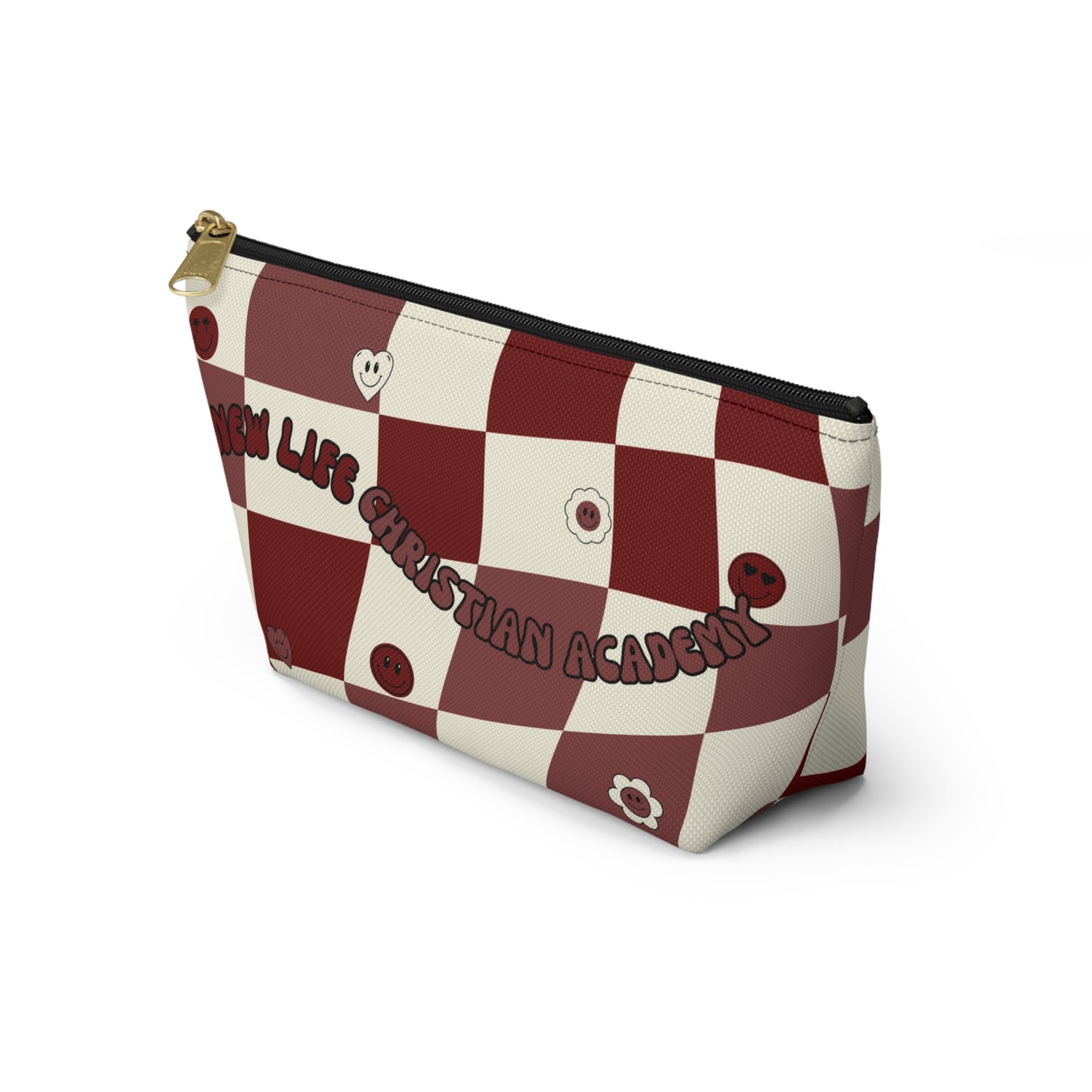 Custom Accessory Pouch for New Life Christian Academy, Cute Pouch, Makeup Bag, Gift for Students, School Supplies, Decorative Storage