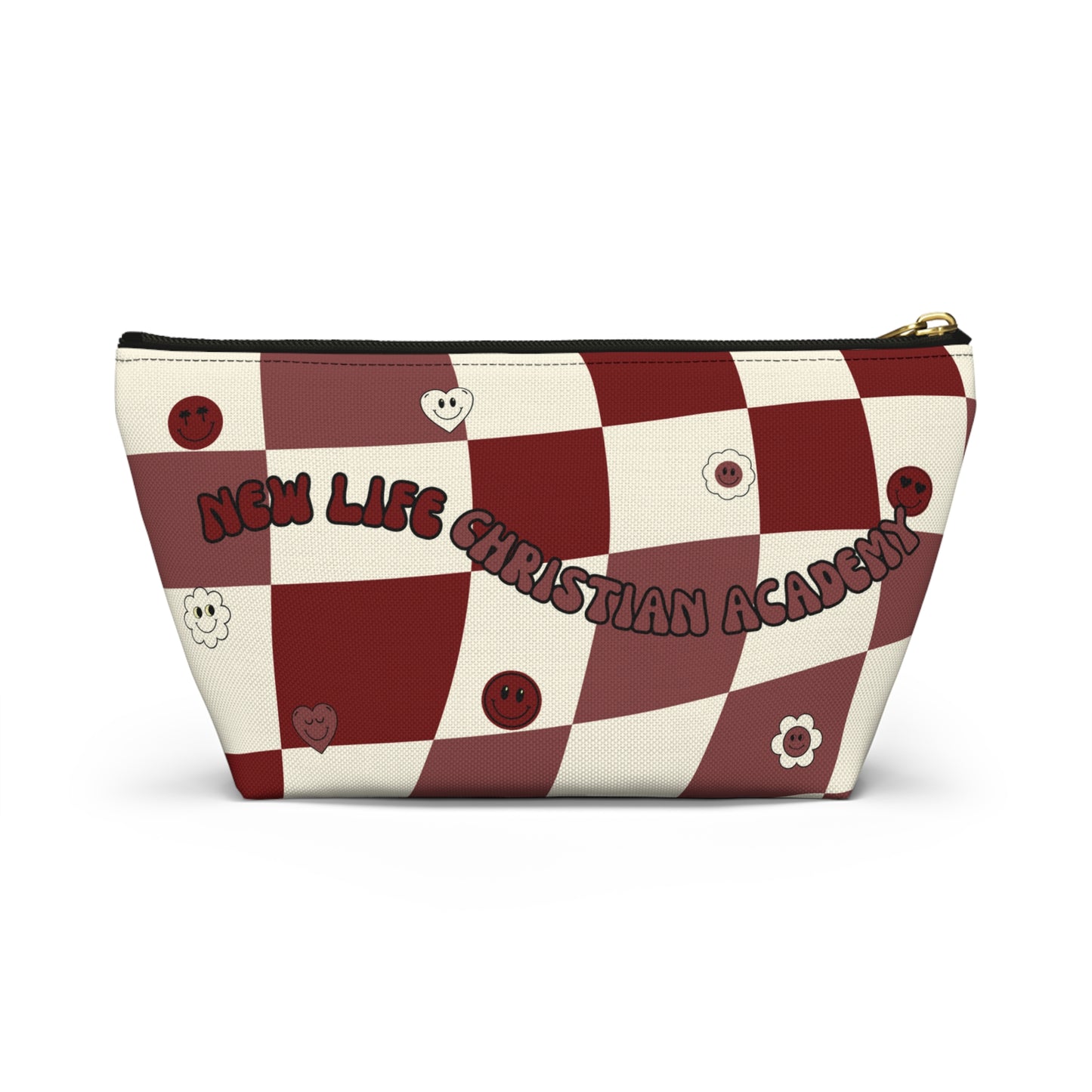 Custom Accessory Pouch for New Life Christian Academy, Cute Pouch, Makeup Bag, Gift for Students, School Supplies, Decorative Storage