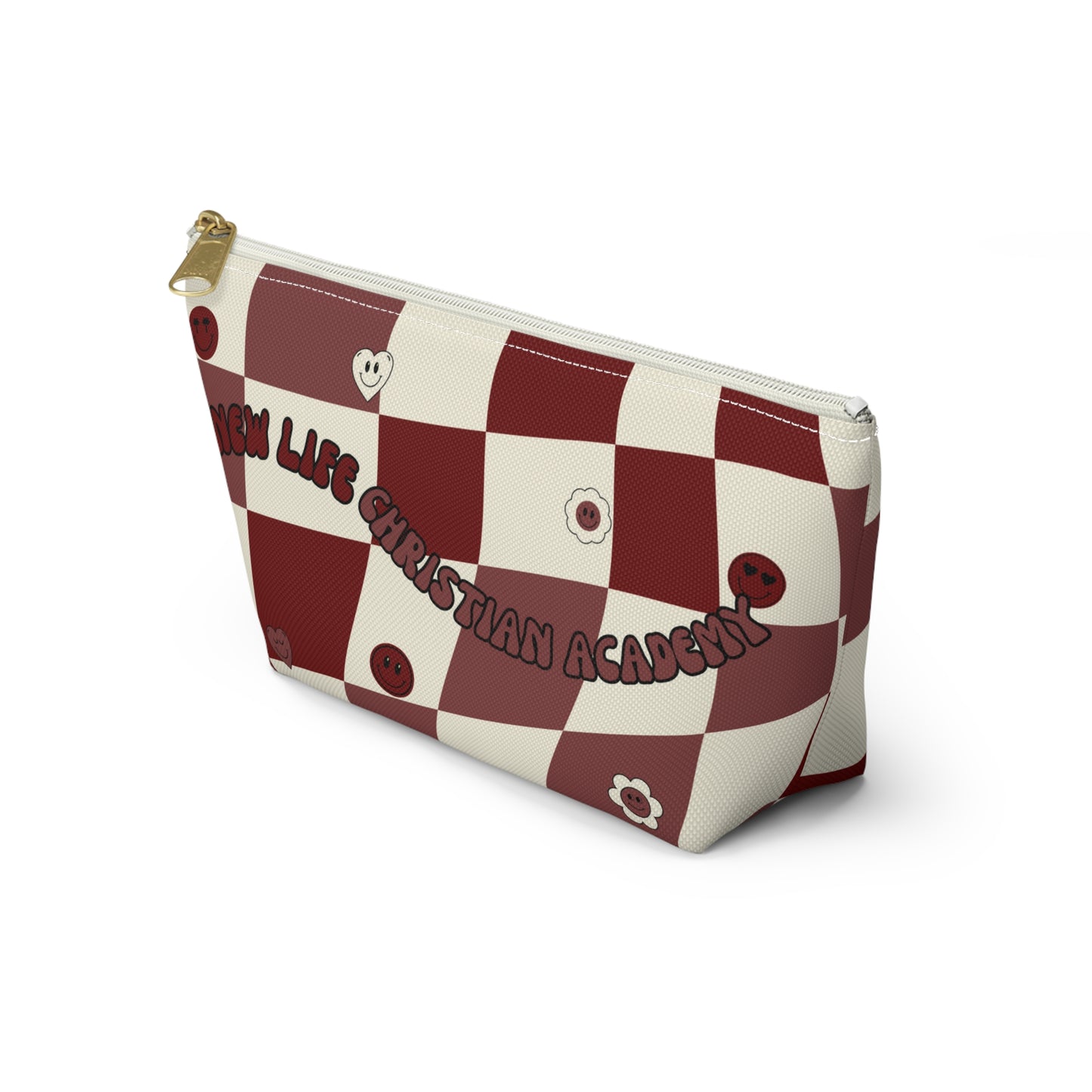 Custom Accessory Pouch for New Life Christian Academy, Cute Pouch, Makeup Bag, Gift for Students, School Supplies, Decorative Storage