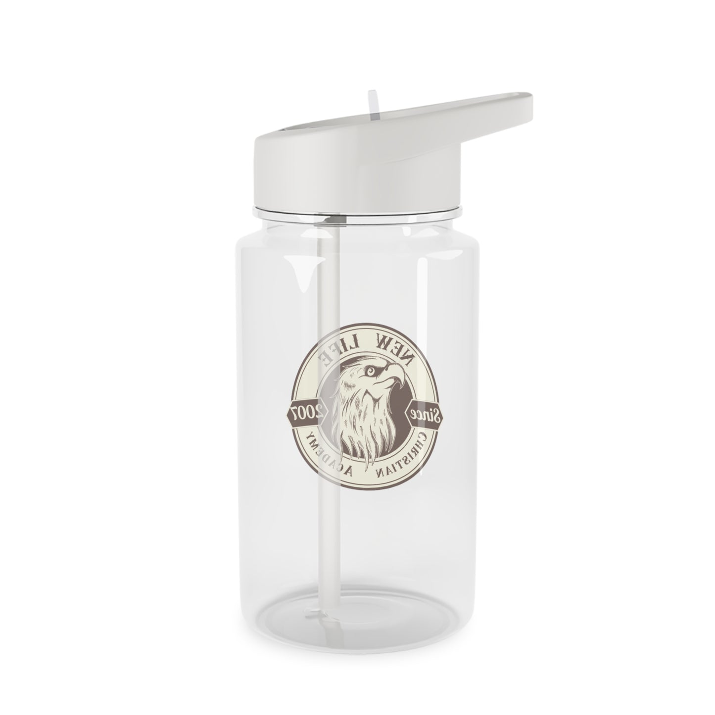 Custom Tritan Water Bottle with New Life Design, Eco-Friendly Hydration, Gifts for Students, Sports, and Active Lifestyles