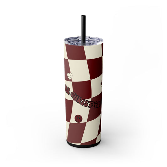 Skinny Tumbler with Straw, 20oz