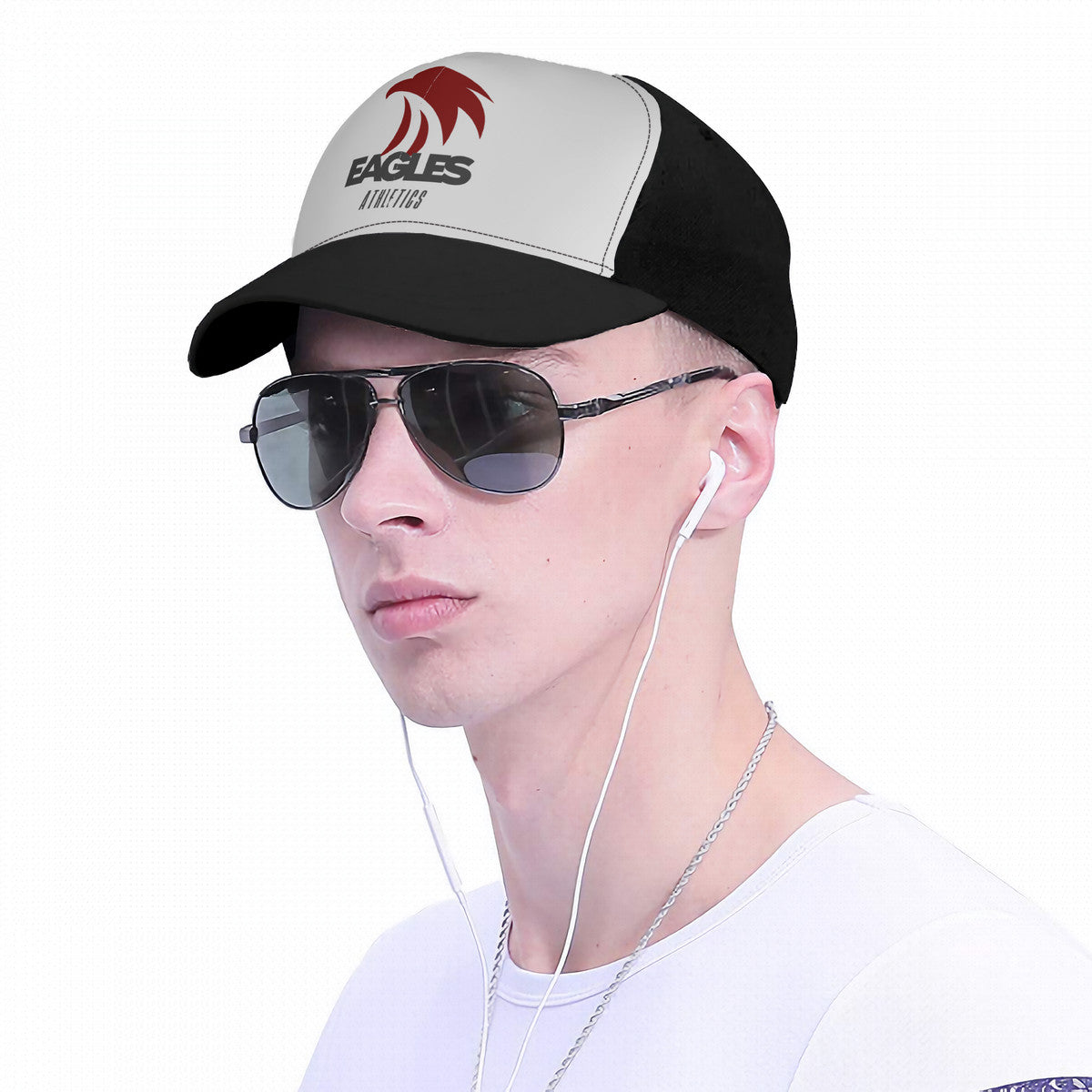 HC_T2 Stitching Curved Brim Baseball Cap